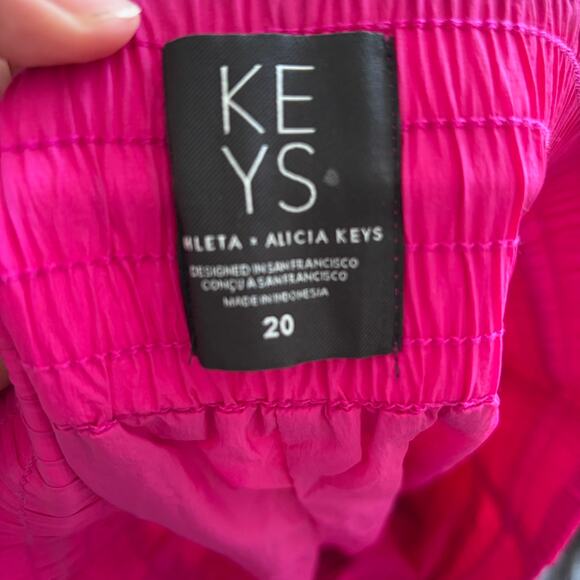 NWT Athleta X Alicia Keys High Waist Utility Pants Rasberry Fuchsia Sz 20 - Picture 4 of 13